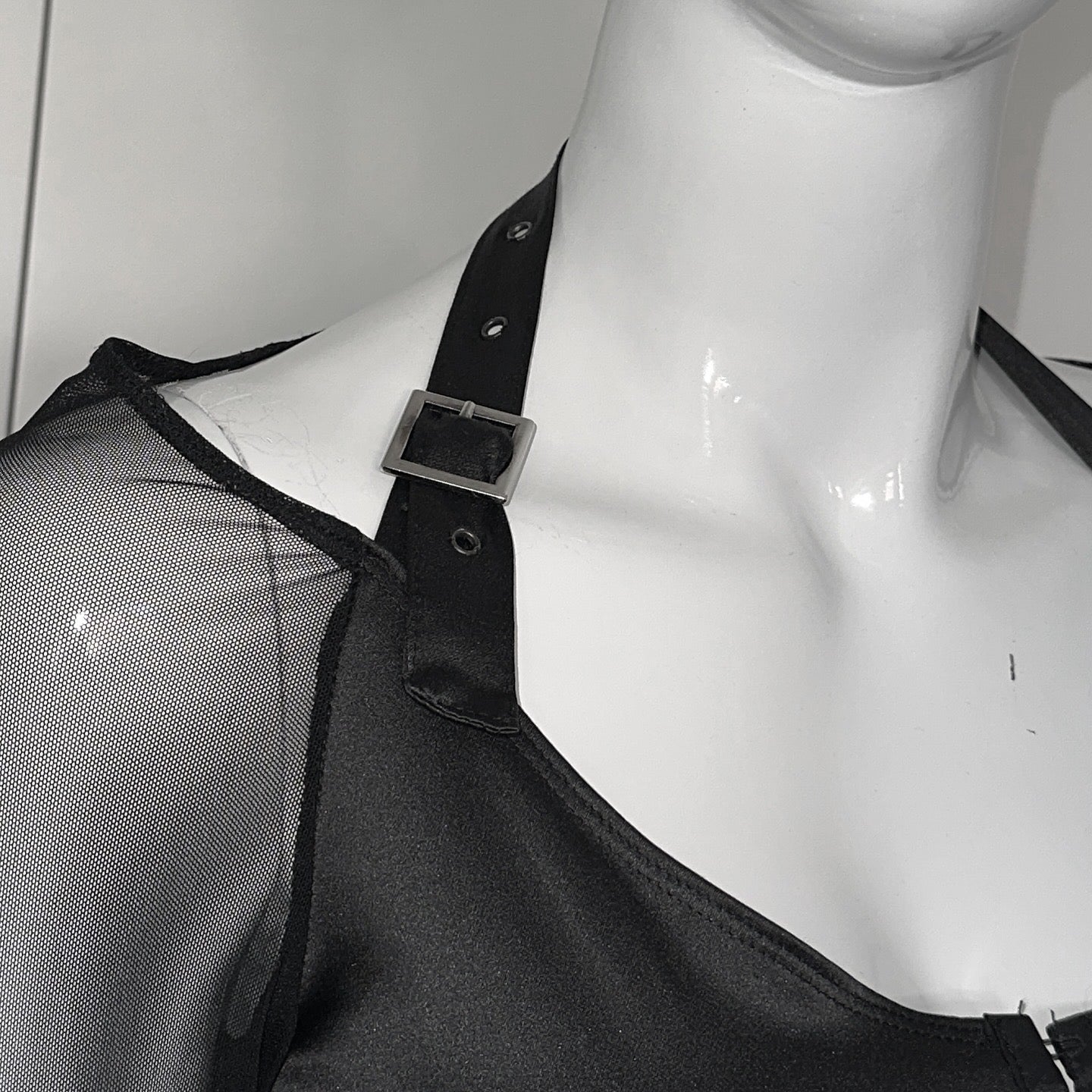 + Mesh corset blouse +