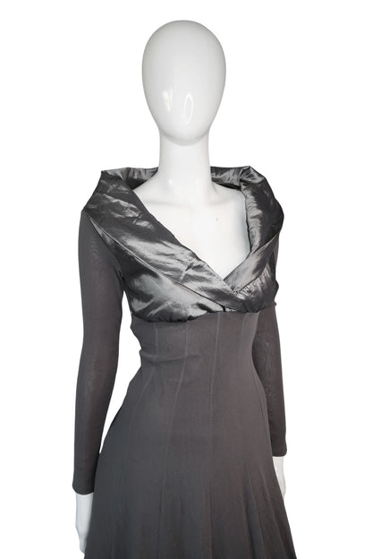 + Mesh Grey dress +