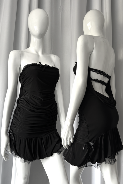 + Open back dress +