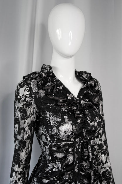 + Black & White lace blouse +