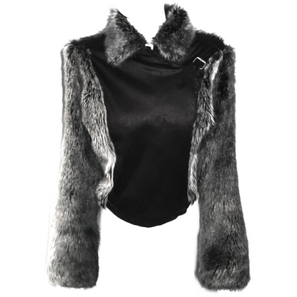 + Faux fur jacket +