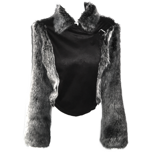 + Faux fur jacket +