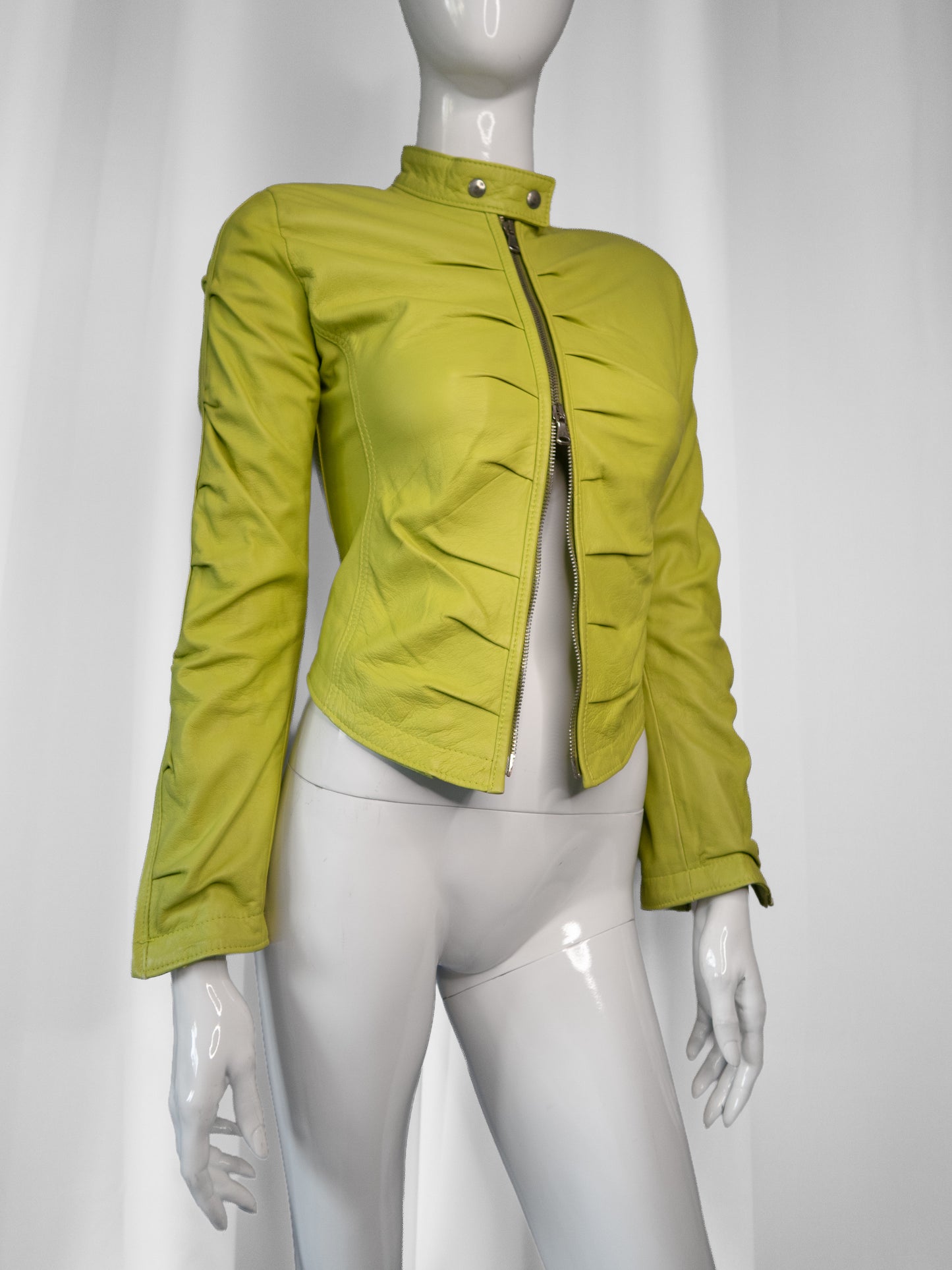 + Lime green drapery jacket +