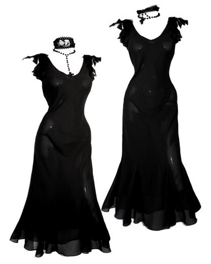 + Vintage mesh dress +
