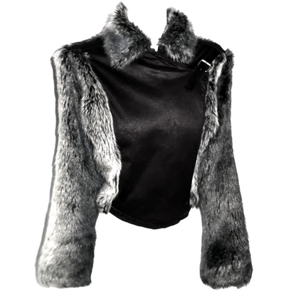+ Faux fur jacket +
