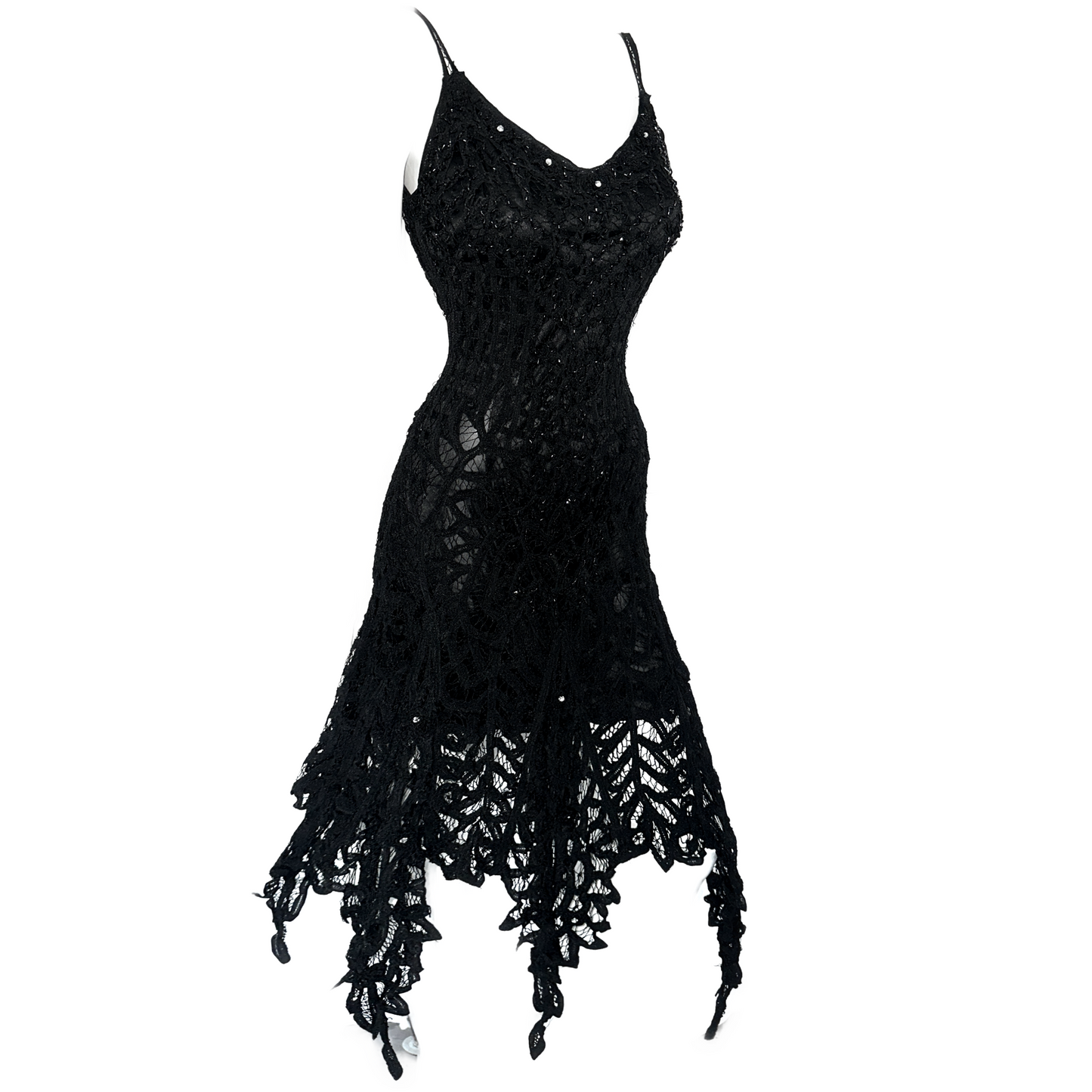 + Asymmetrical knit dress +