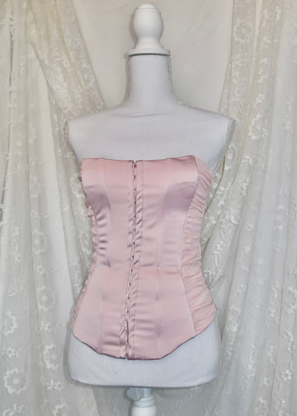 + Pink corset +