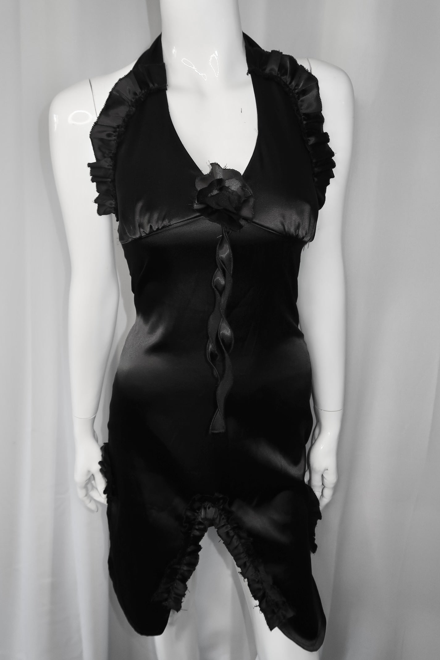 + Satin roses dress +