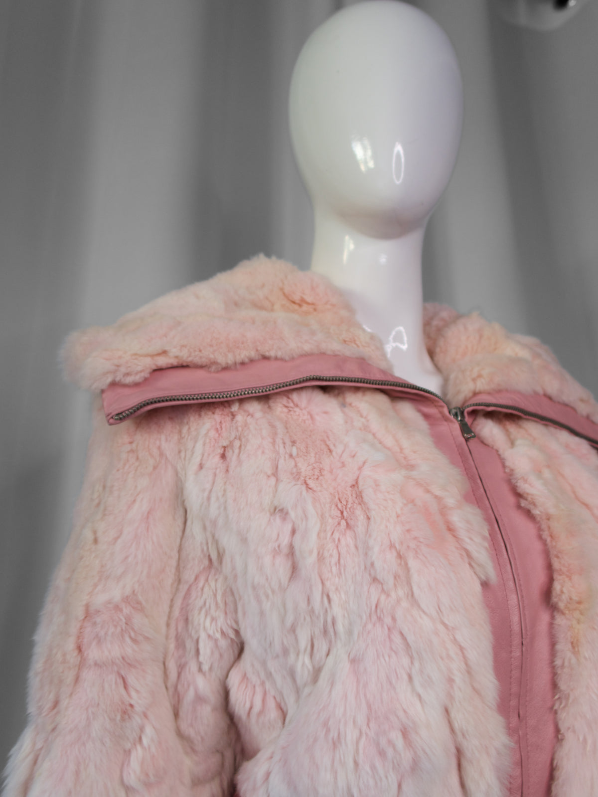 + Pink Real Leather Jacket +