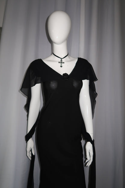 + Rose long dress +