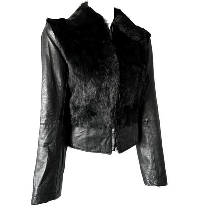 + Leather jacket +
