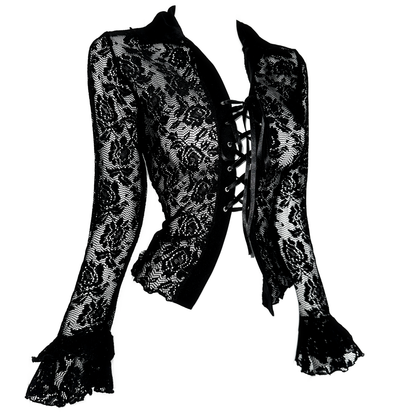 + Lace corset blouse +