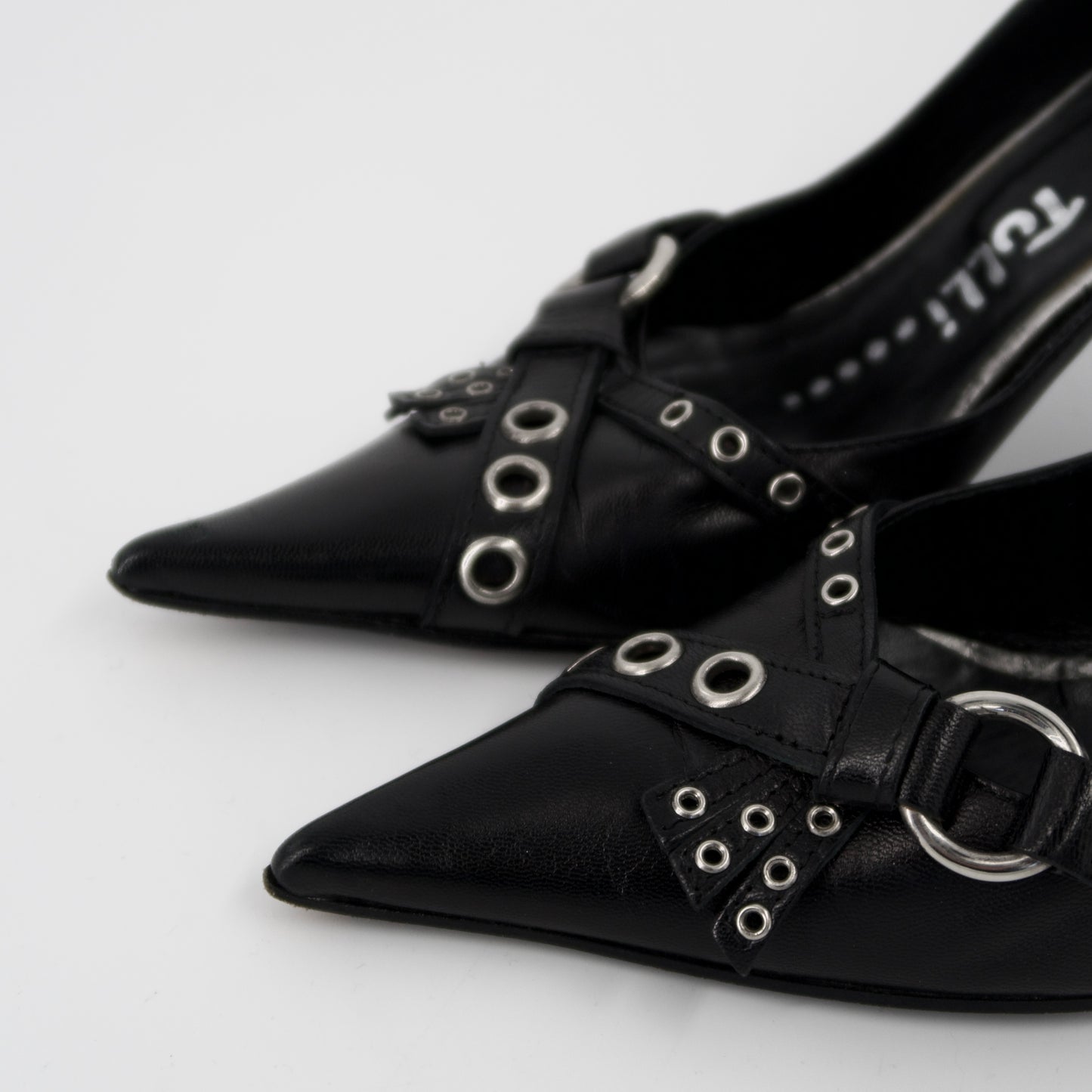 + Vintage leather heels +