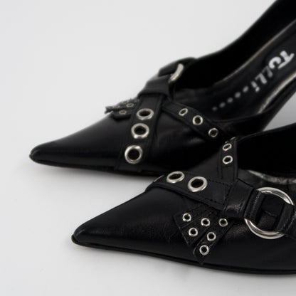 + Vintage leather heels +