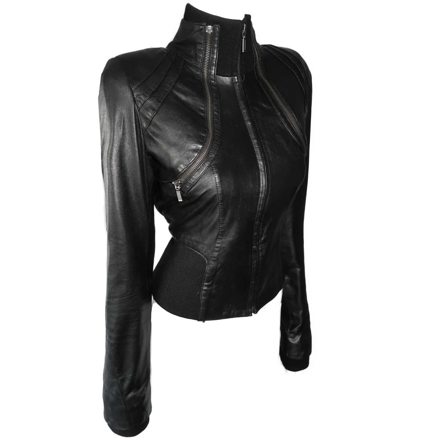 + 3-piece leather jacket +