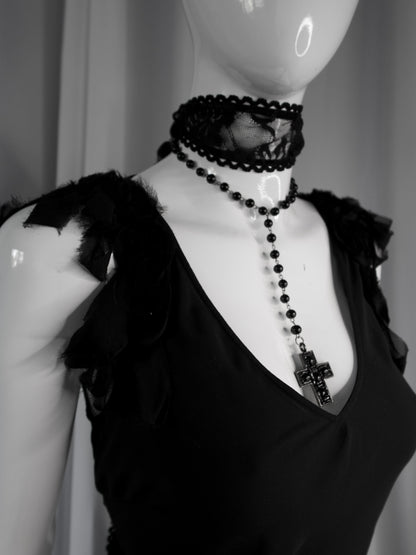 + Vintage mesh dress +