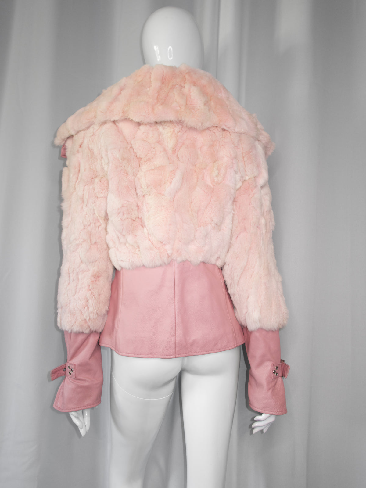 + Pink Real Leather Jacket +