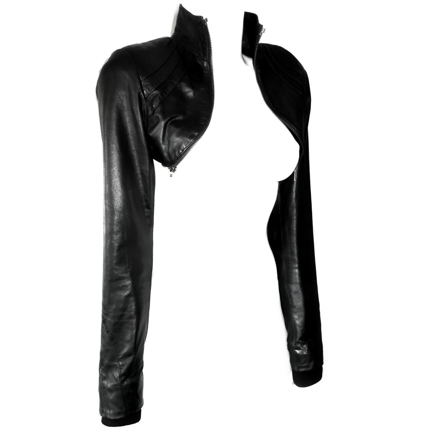 + 3-piece leather jacket +