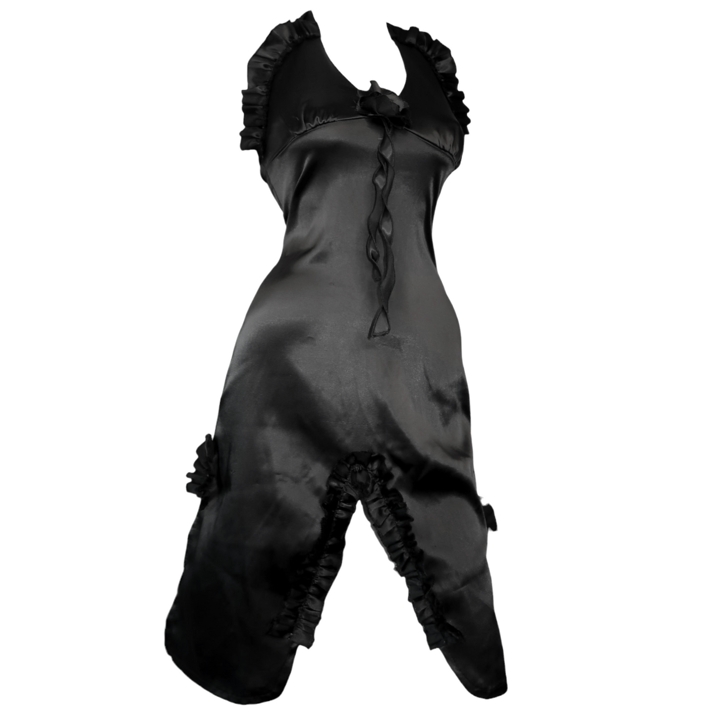 + Satin roses dress +
