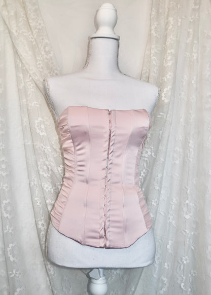 + Pink corset +