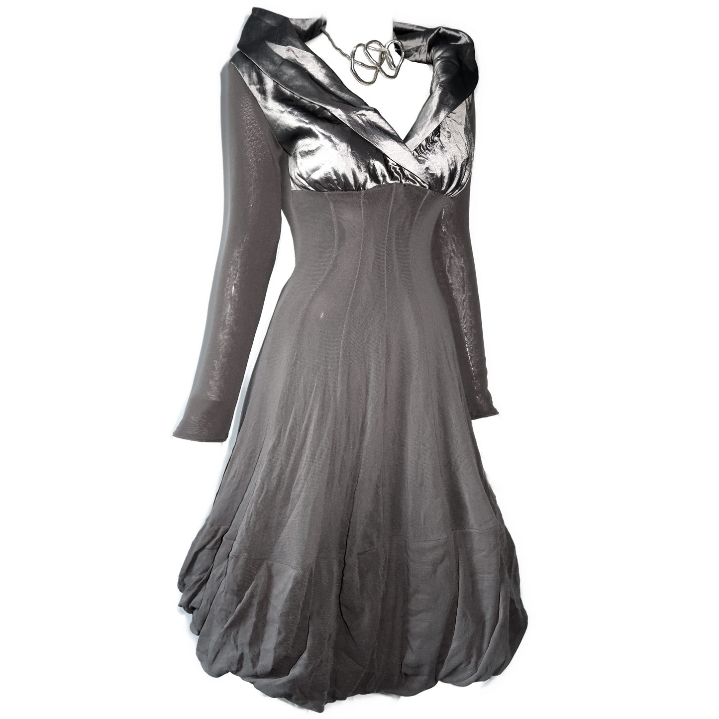 + Mesh bubble dress +