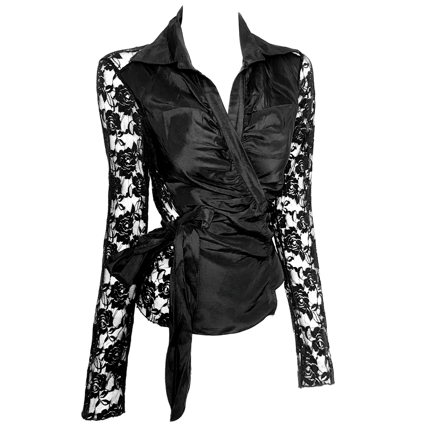 + Vintage lace shirt +