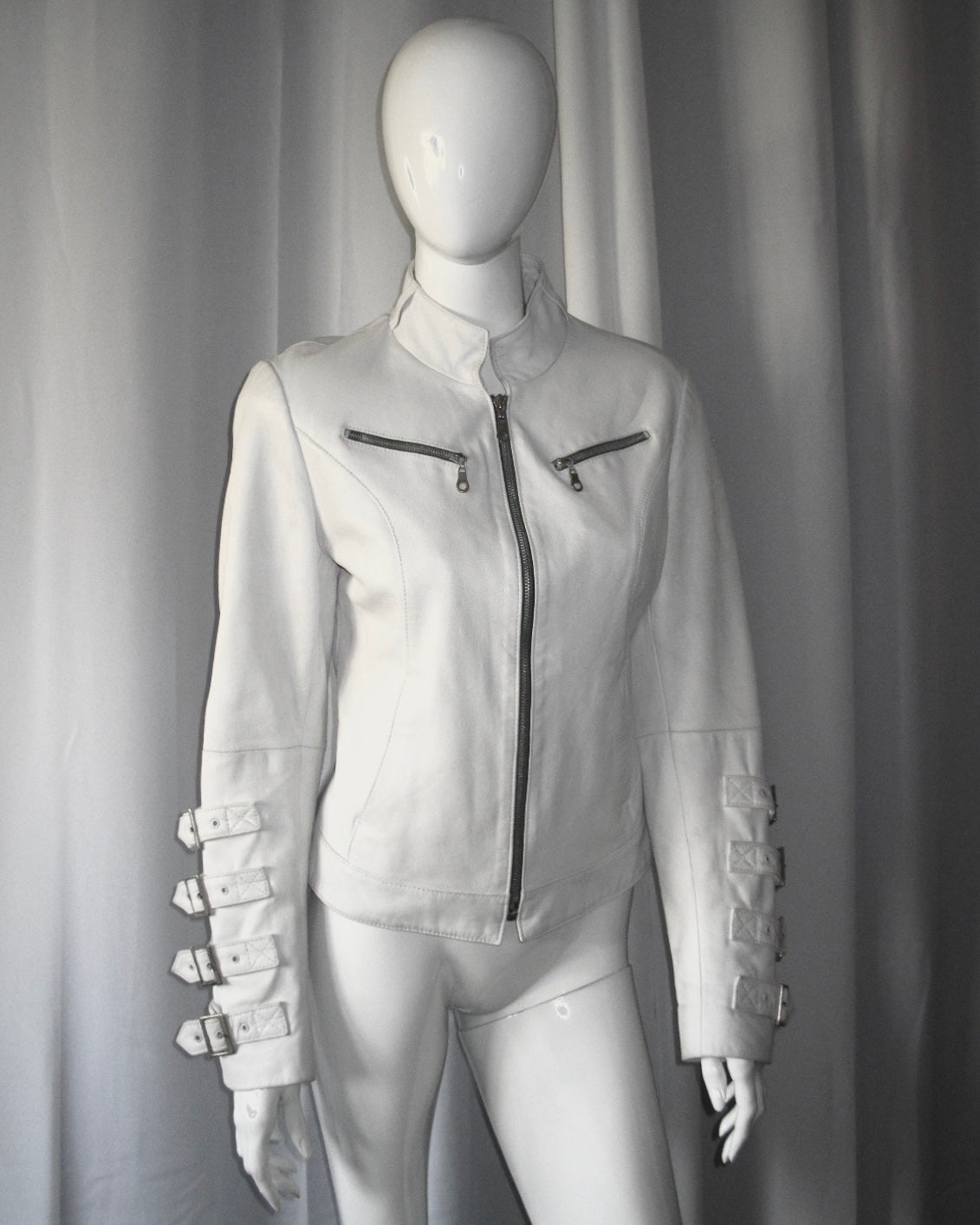 + Leather bondage jacket +