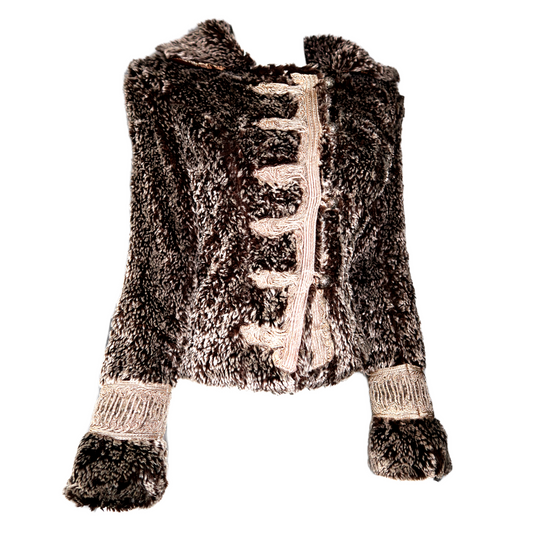 + Faux fur Napoleon jacket +