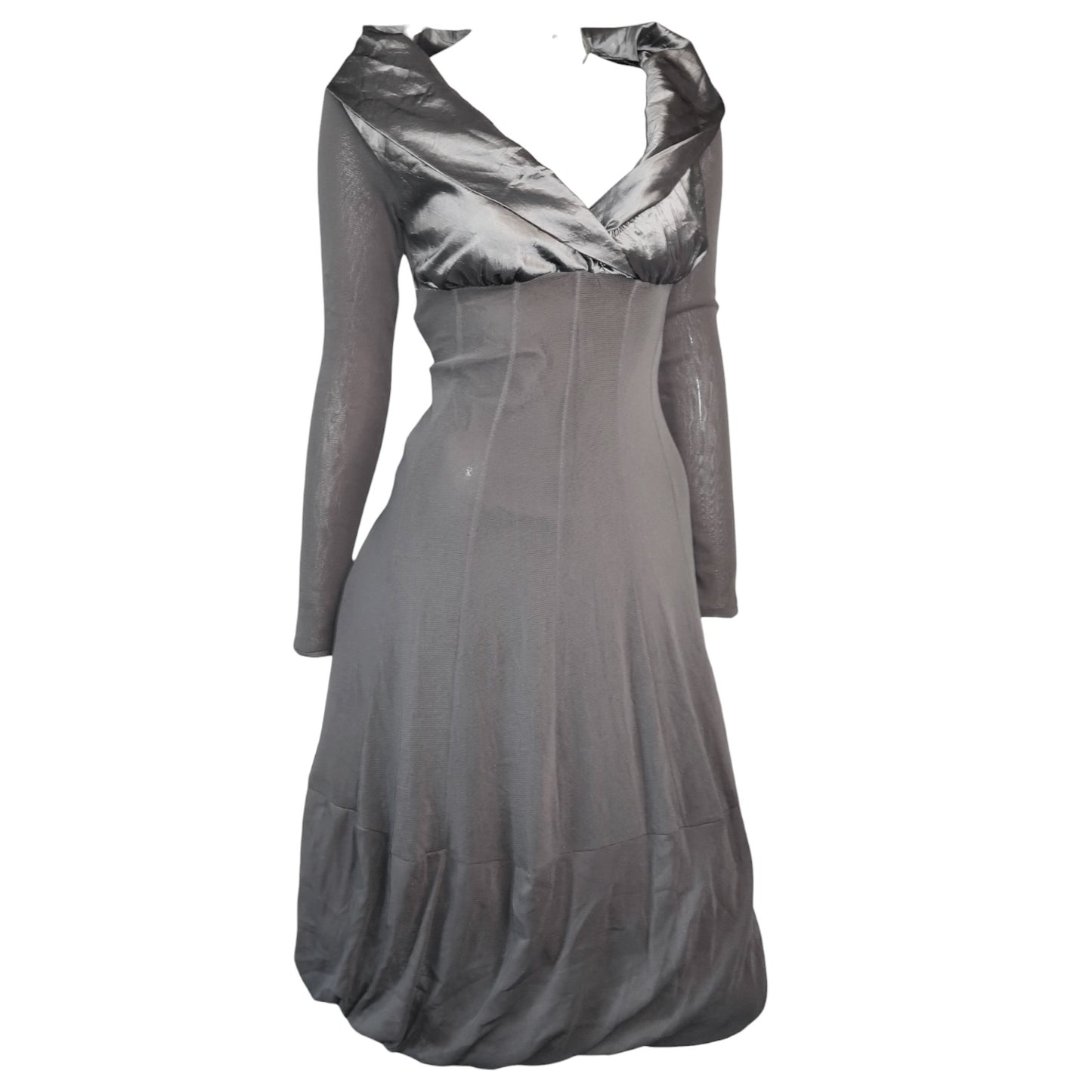 + Mesh Grey dress +