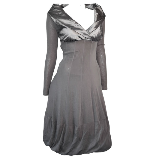 + Mesh Grey dress +