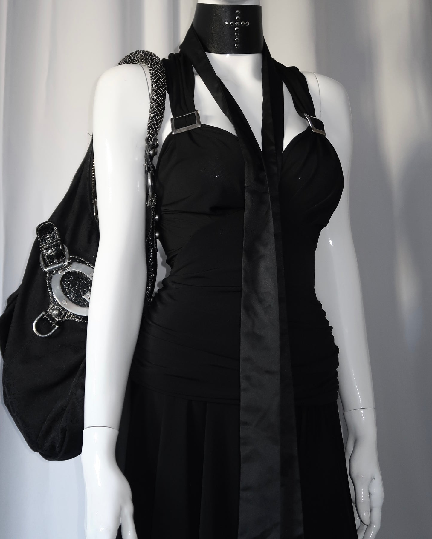 + Asymmetrical clasp dress +