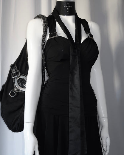+ Asymmetrical clasp dress +