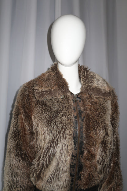 + Faux fur jacket +