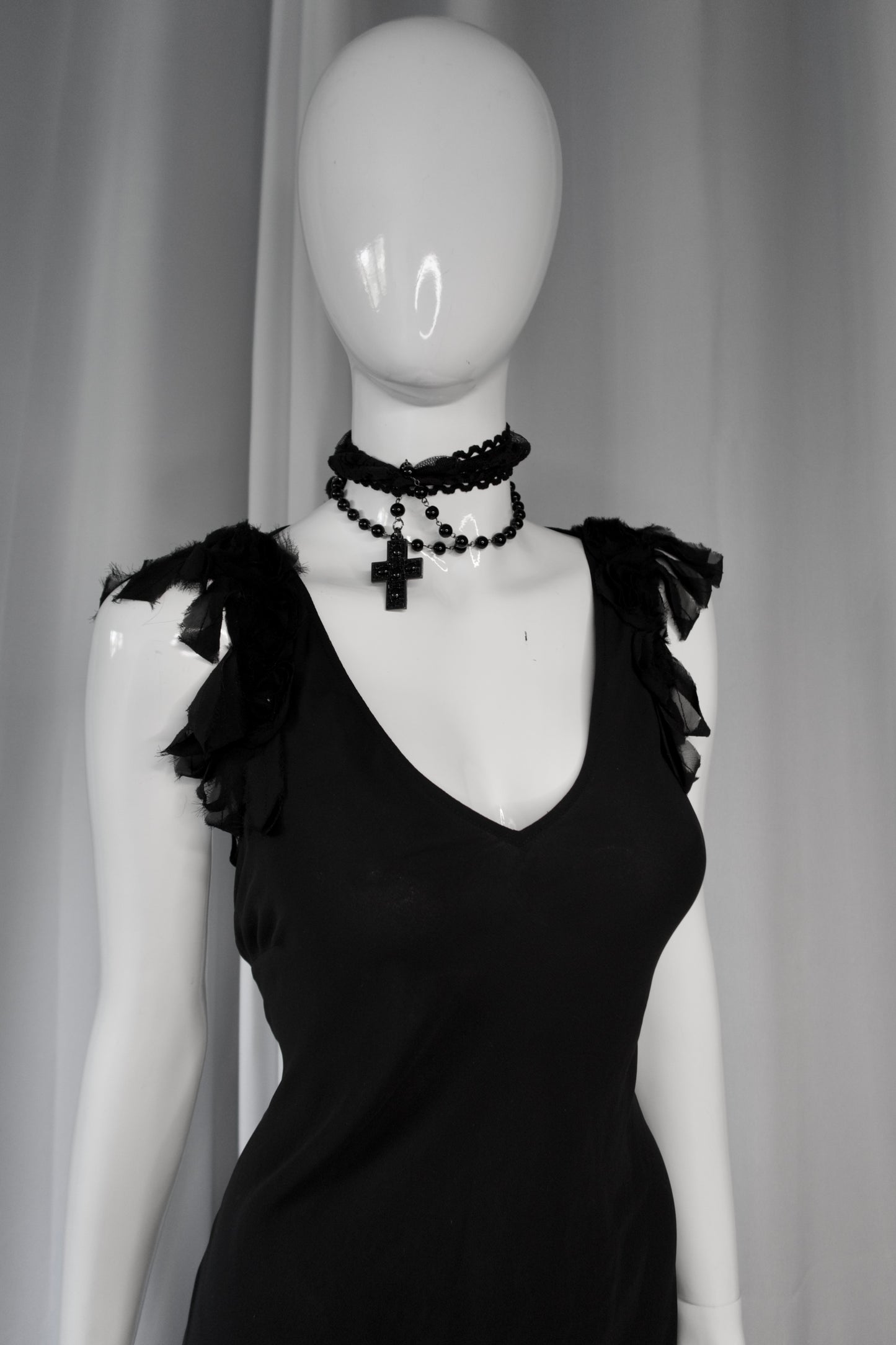 + Vintage mesh dress +