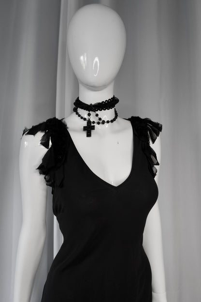 + Vintage mesh dress +