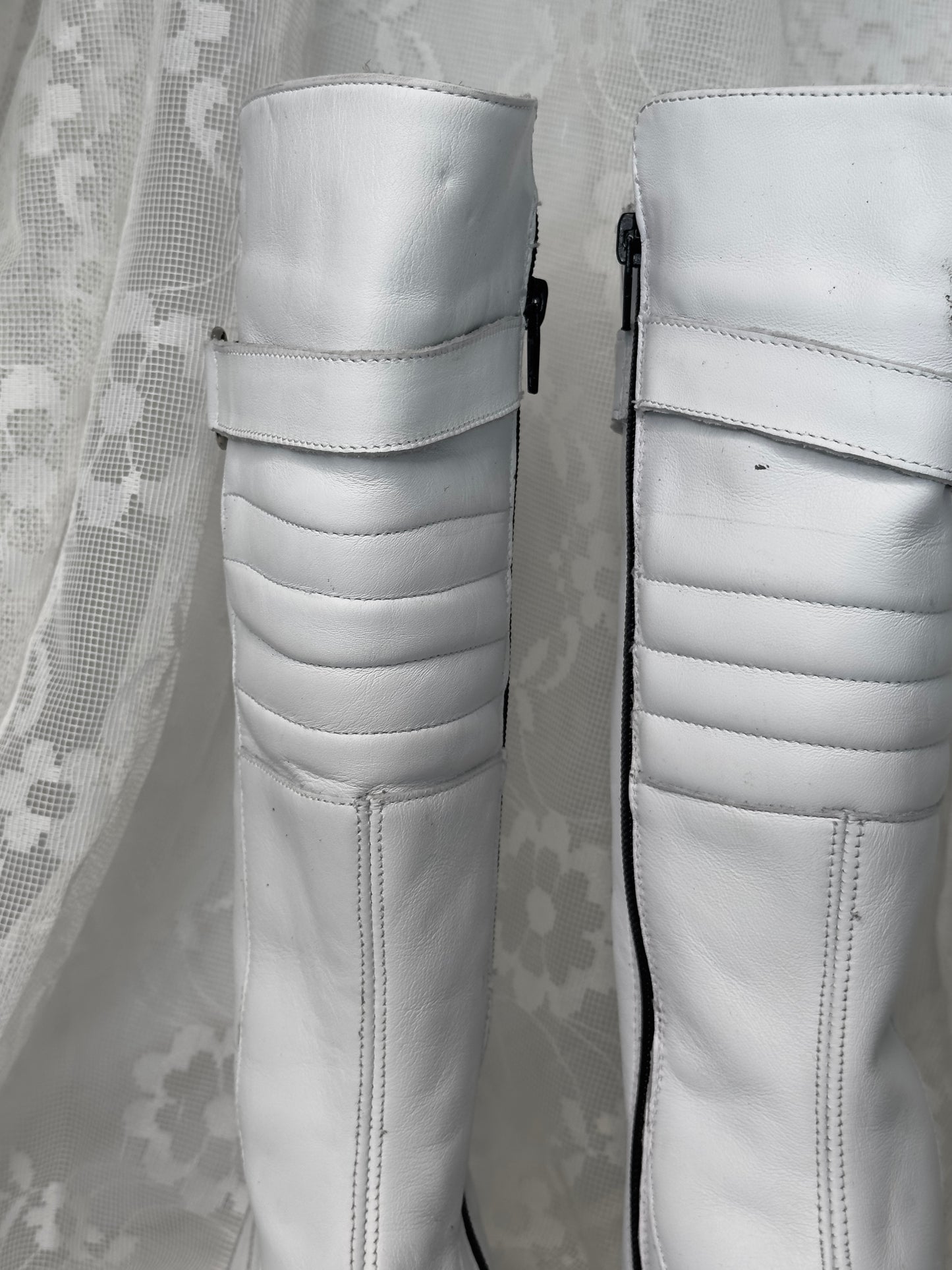 + Futuristic leather boots +