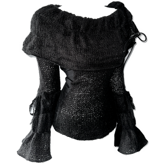 + Off shoulder sweater +