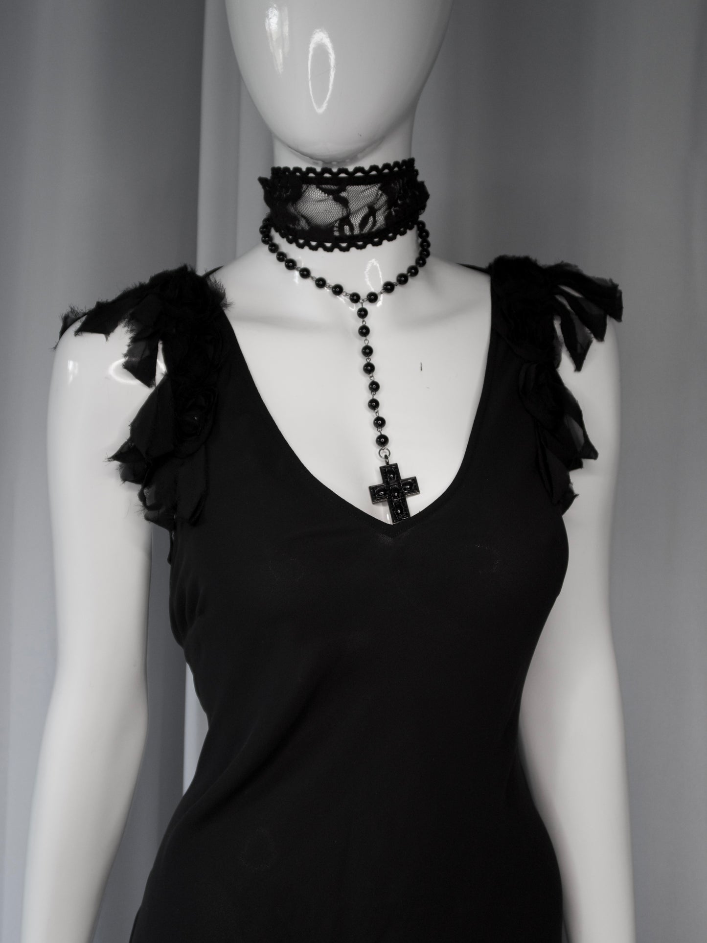 + Vintage mesh dress +