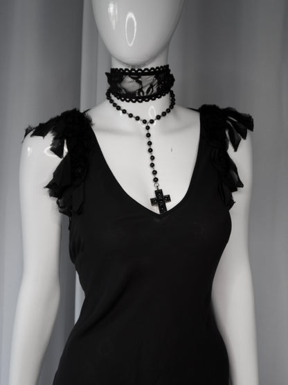 + Vintage mesh dress +
