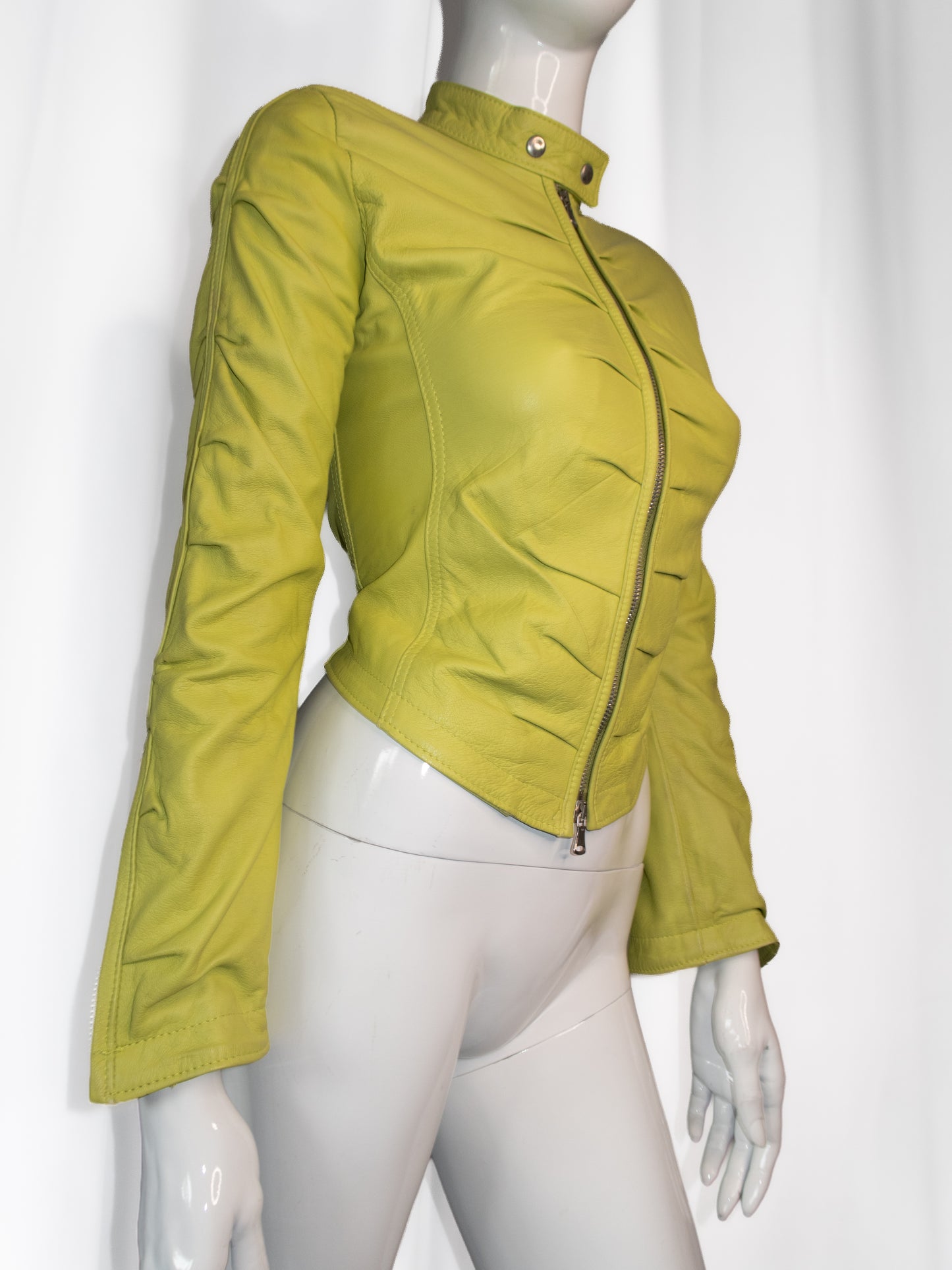 + Lime green drapery jacket +