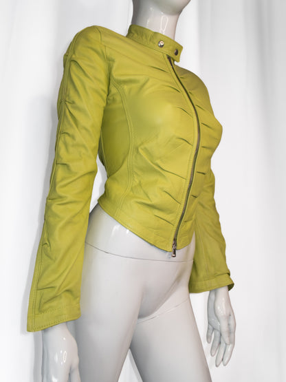 + Lime green drapery jacket +