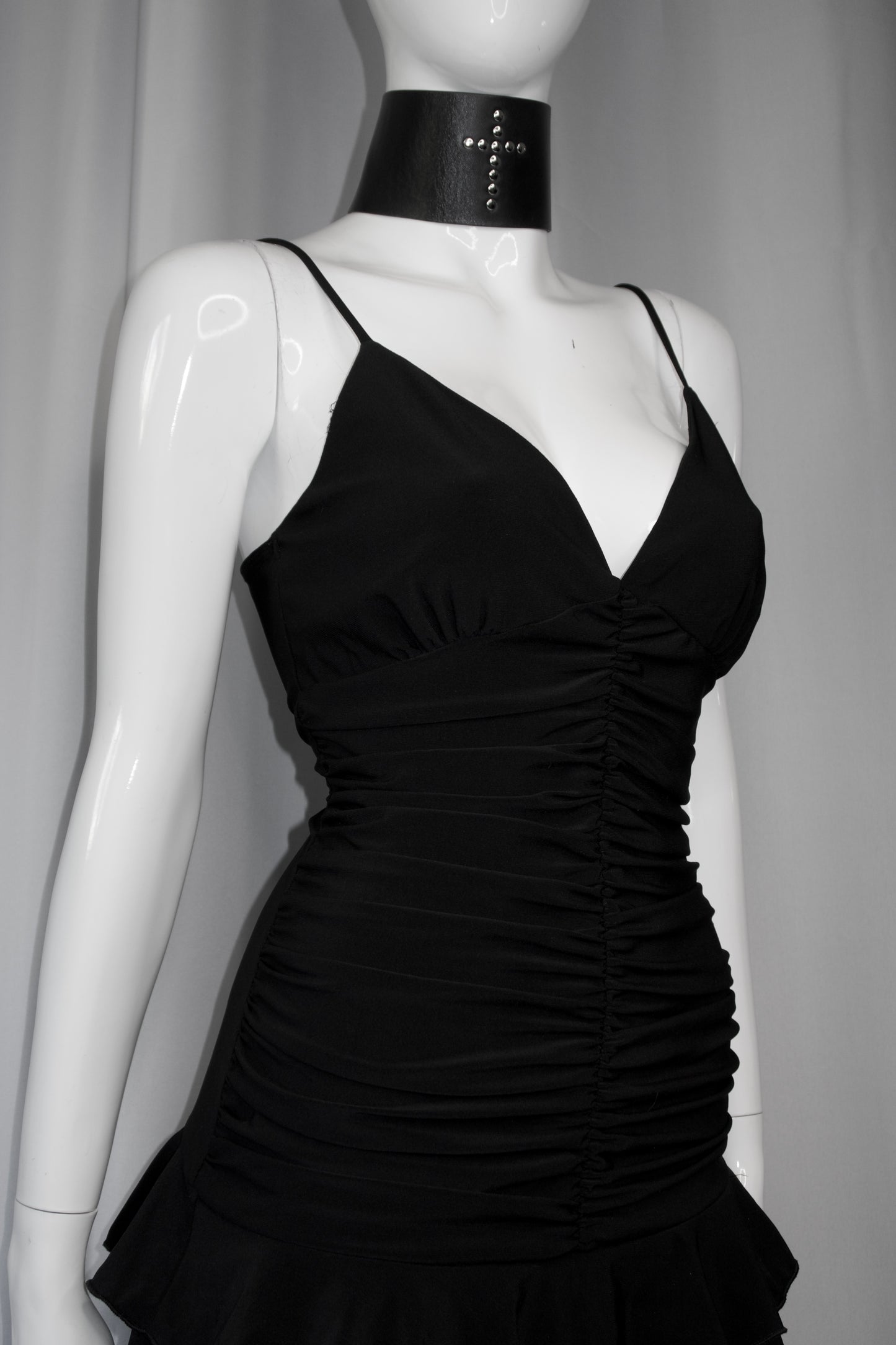 + Mini drapery dress +