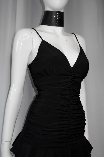 + Mini drapery dress +