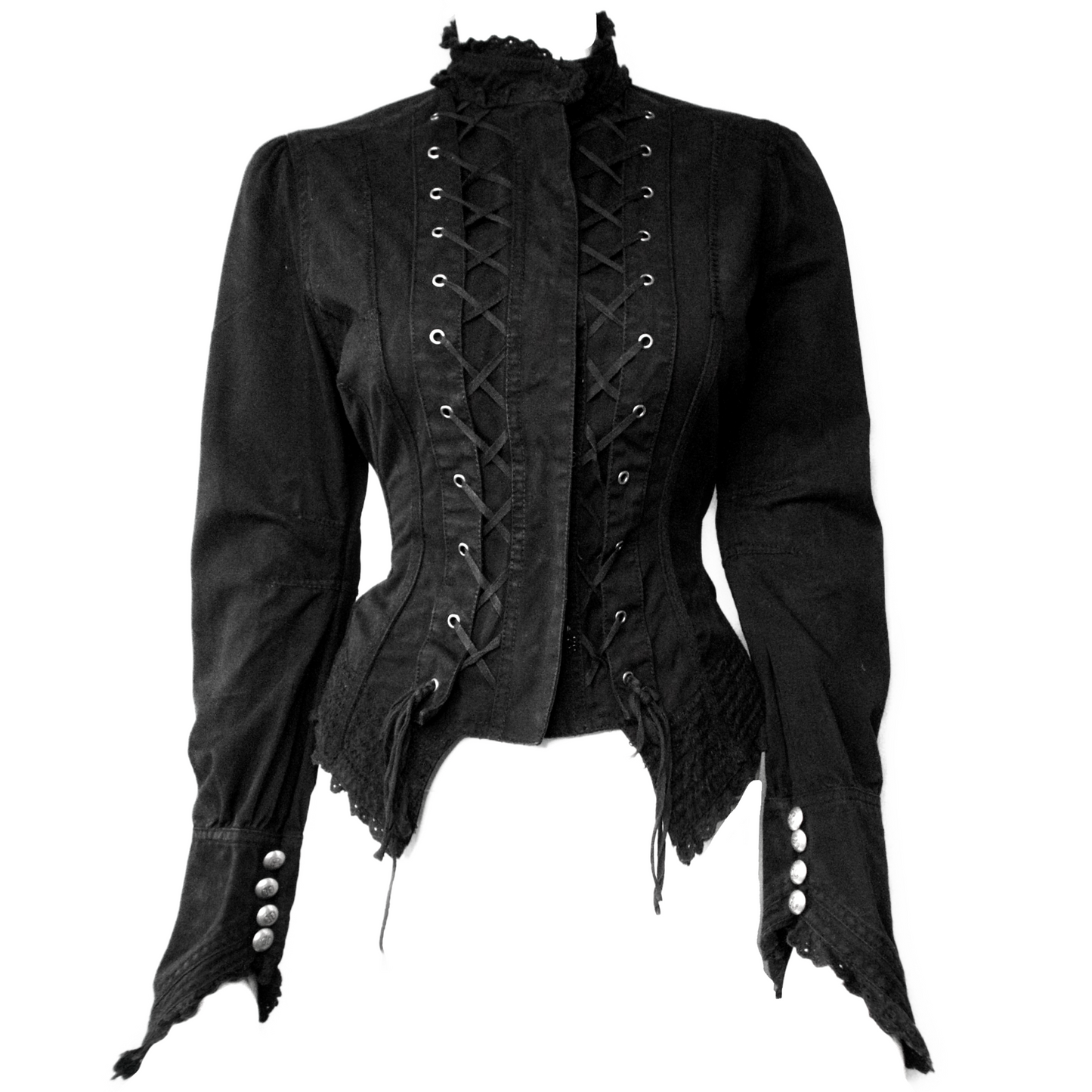+ Gothic lace up jacket +