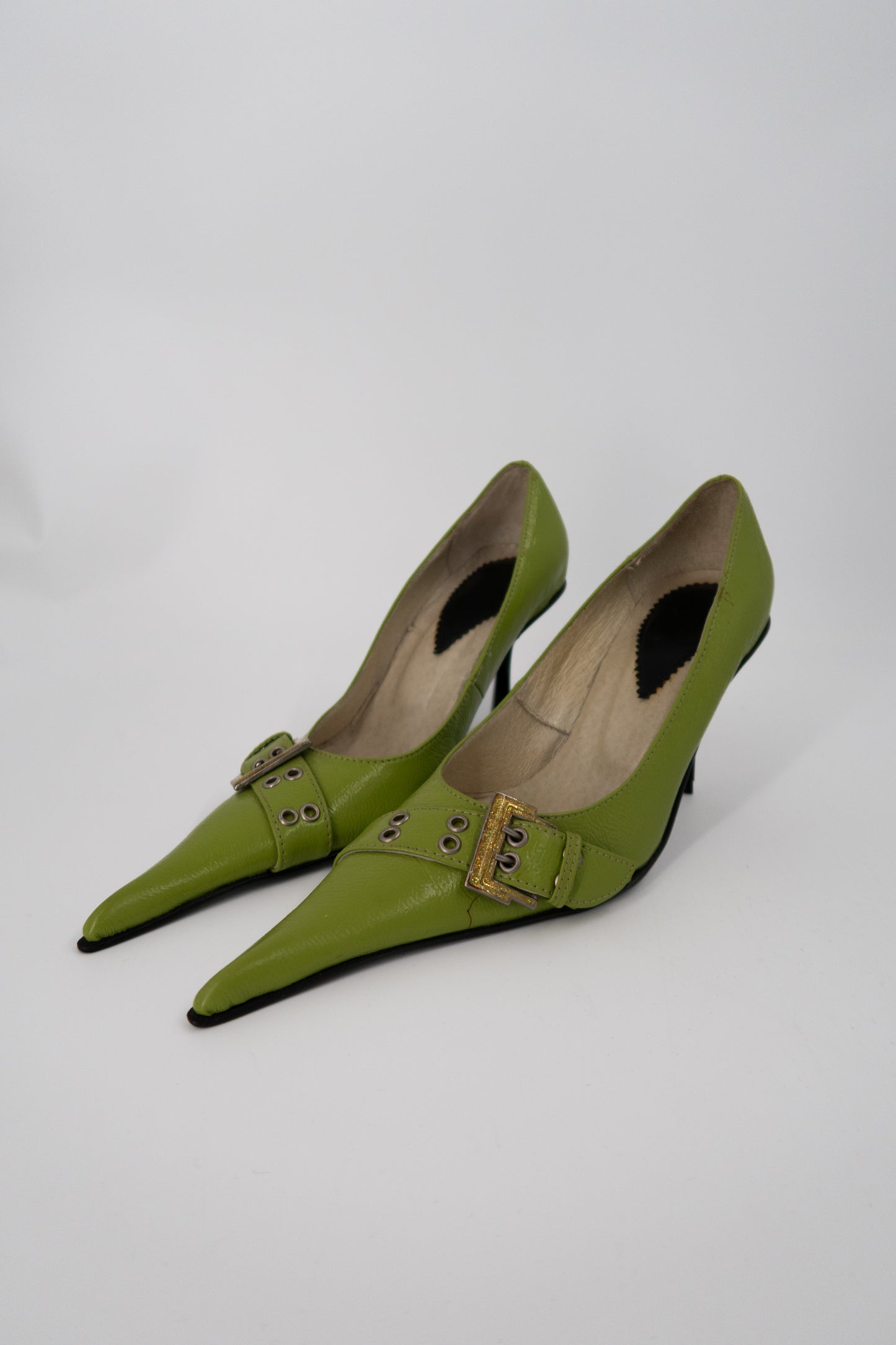 + Lime green heels +