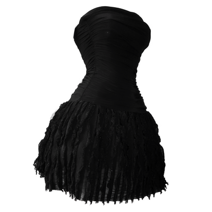 + Black bubble dress +