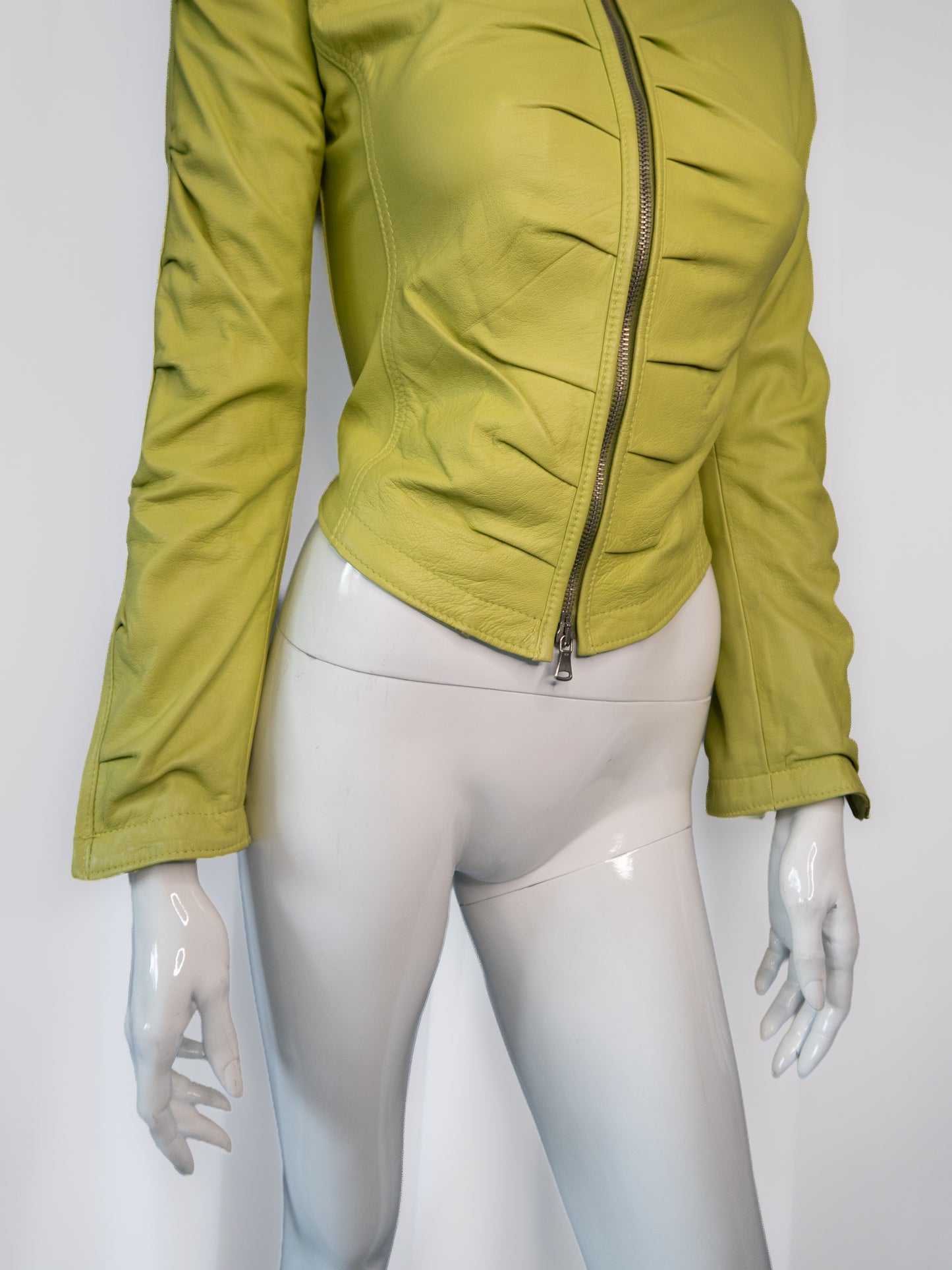 + Lime green drapery jacket +