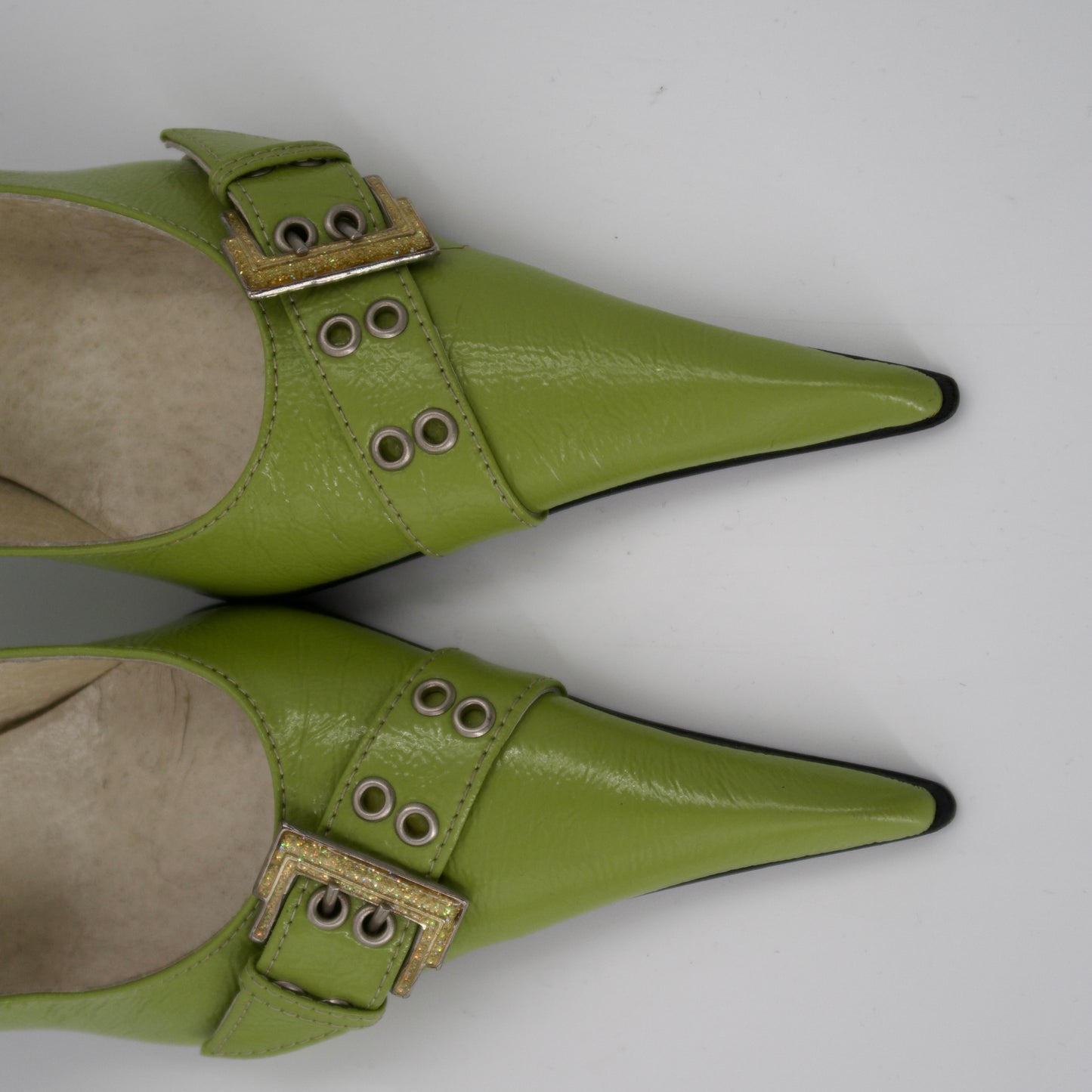 + Lime green heels +