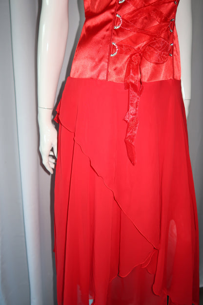+ Red corset dress +