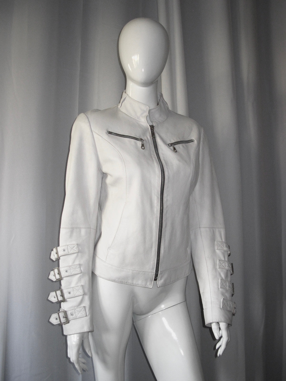 + Leather bondage jacket +